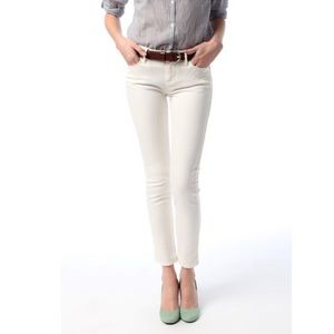 BDG White Ankle Skinny Jeans